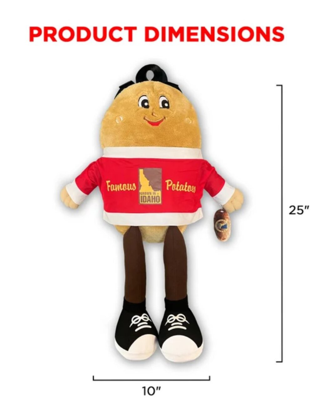 NWT Spuddy Buddy Plush Backpack 2025 & Mini Spuddy Buddy Beanie Plush - Picture 3 of 13